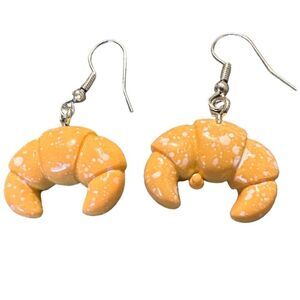 EARRINGS, New croissant pendants earrings, are really pretty and fun for…